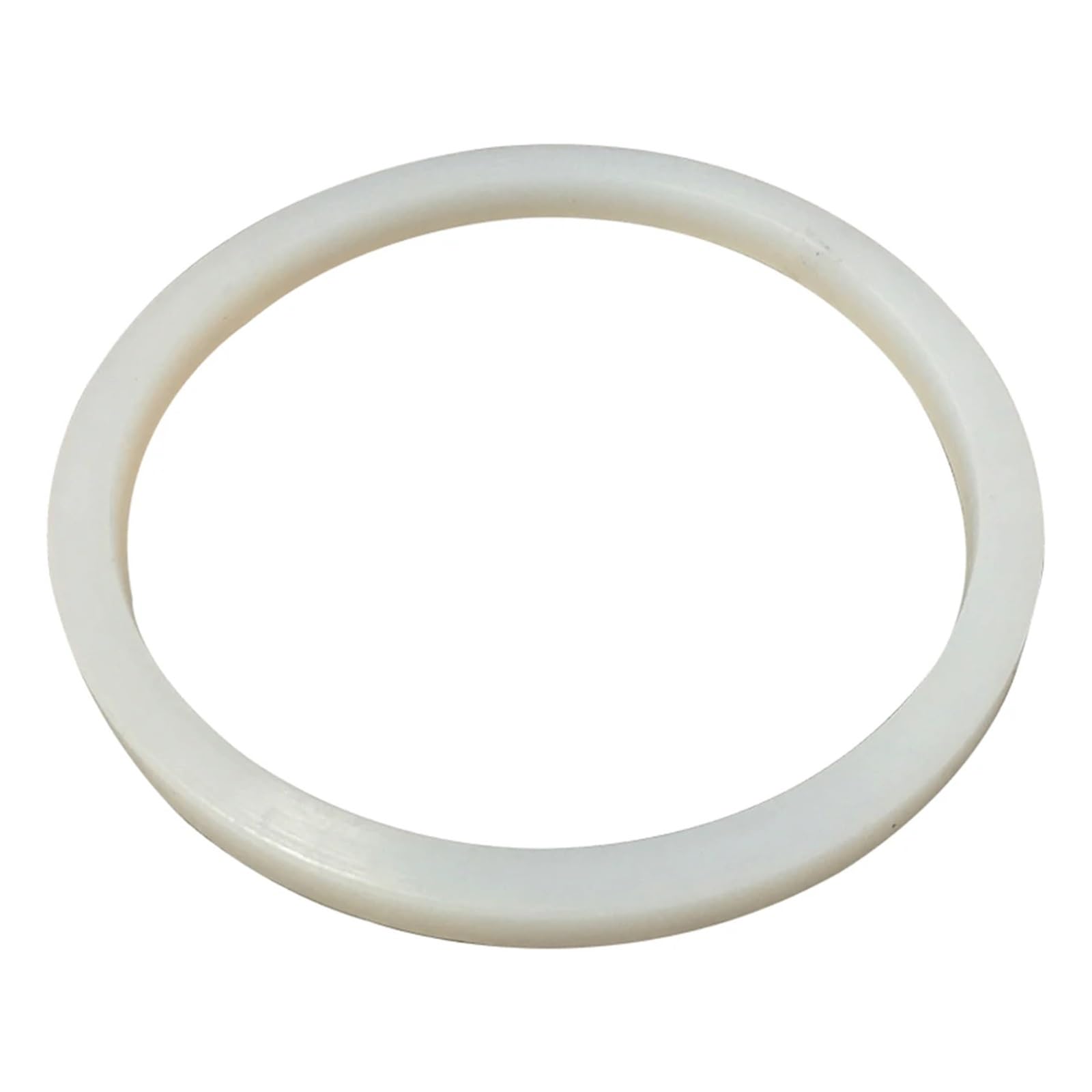 Hhwqruoet 6X6mm 345Mm Hardware Fittings 6Mm Square 120-570Mm Dia White Vmq Food Grade Slicone Rubber Seal Gasket For Manhole Pressure Tank Washer(6X6mm 345Mm)