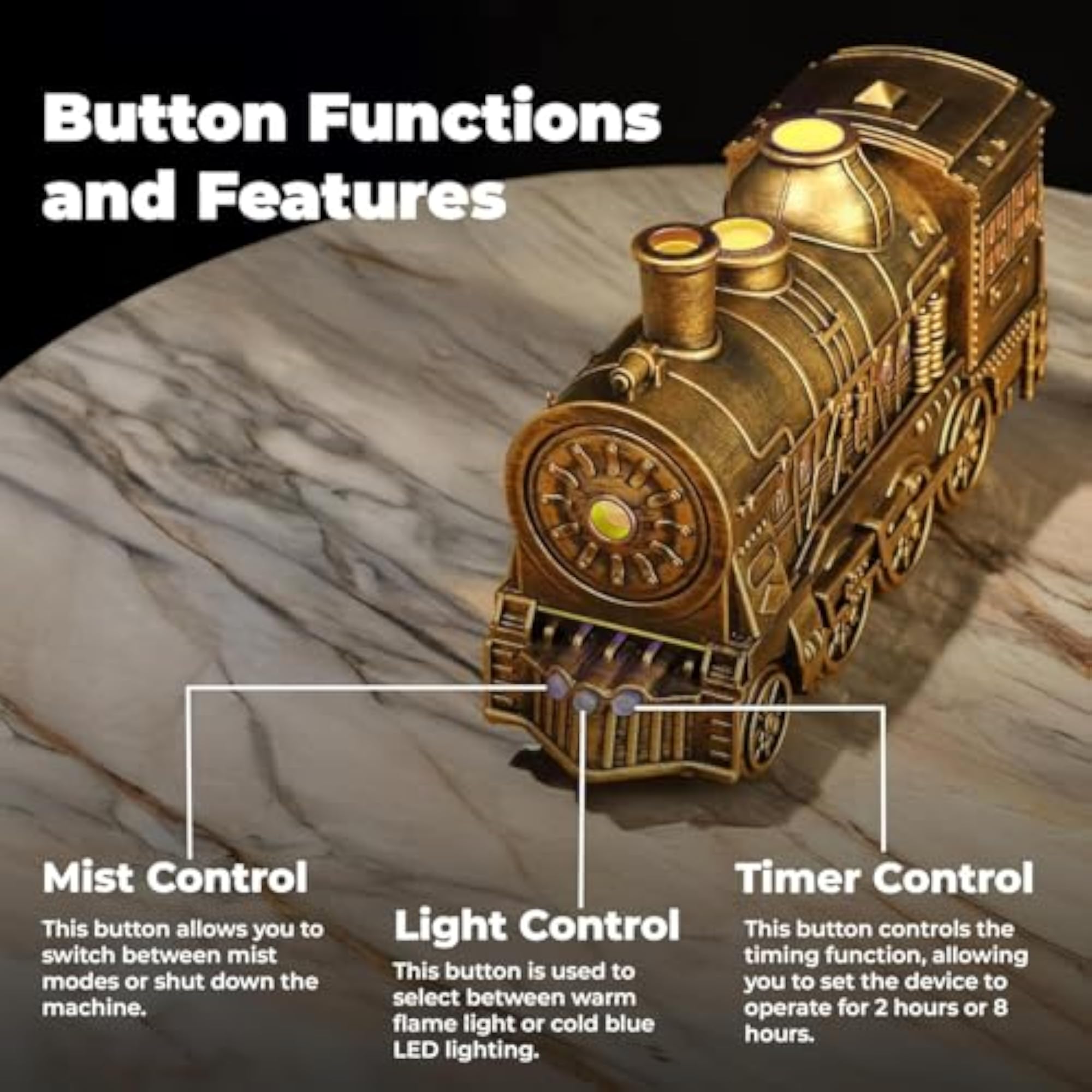Istara Retro Train Essential Diffuser Aroma Diffuser