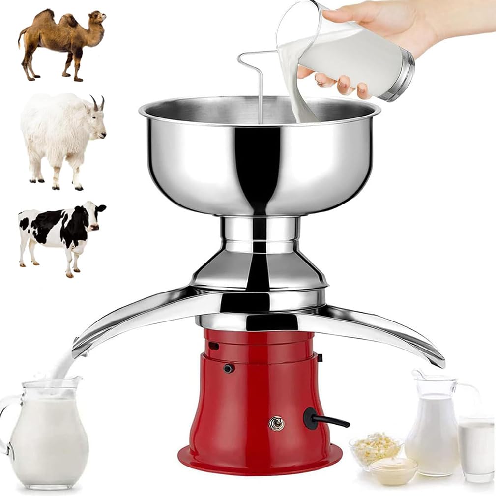 Separatore di crema di latte, macchina elettrica del separatore del burro 50L/H per la lavorazione dei prodotti lattiero-caseari, fattoria, negozio di dessert
