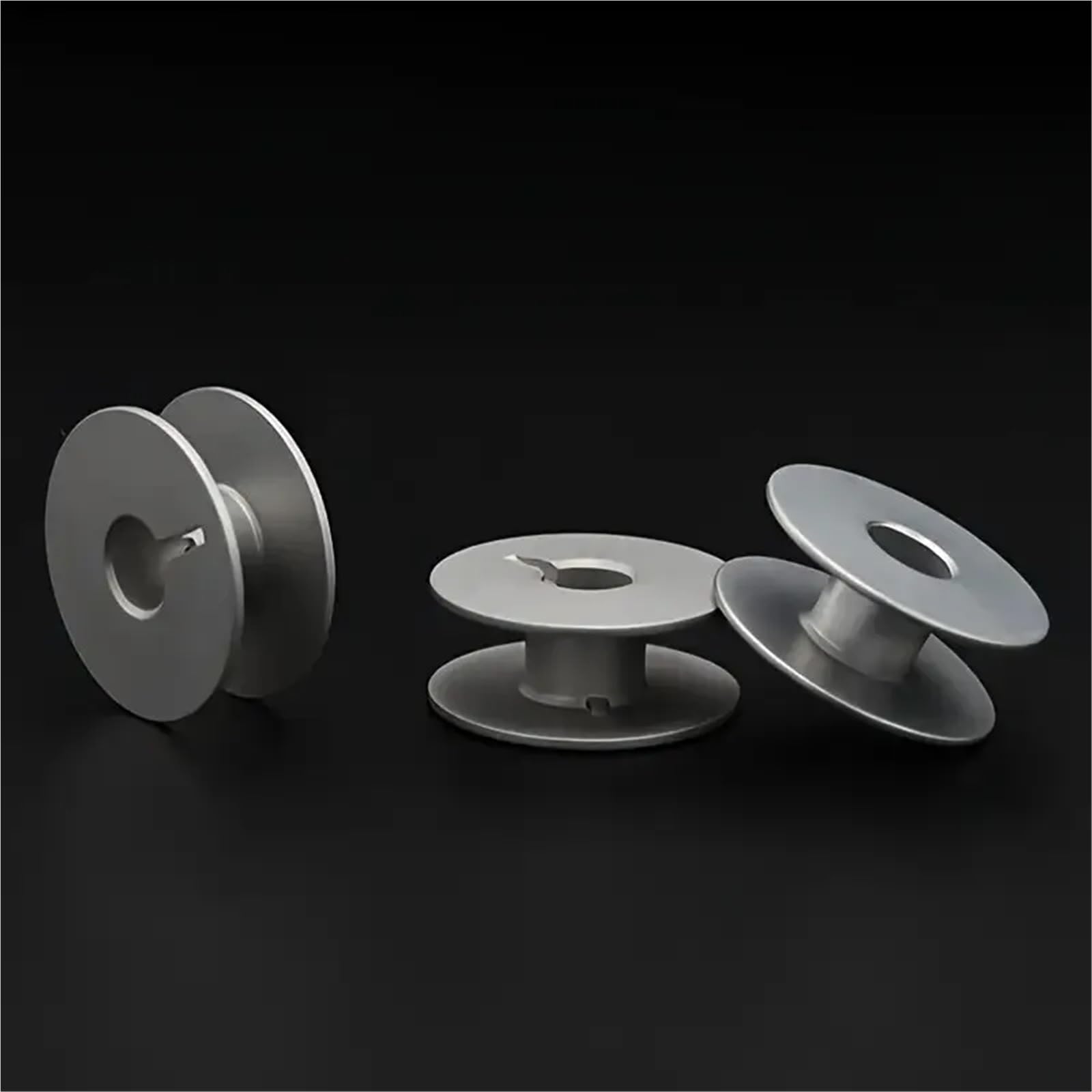 bobinas de maquina de coser 20/40/60/80 Uds bobinas de aluminio artesanías costura punto bloqueo Industrial(60PCS)
