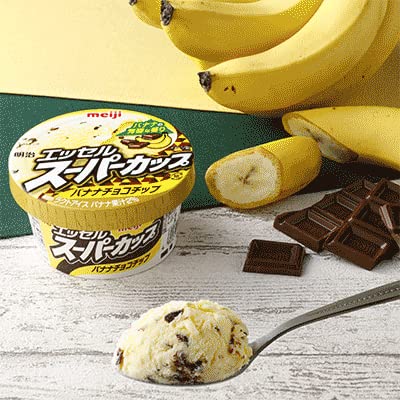 Amazon.co.jp: 明治 エッセル スーパーカップ バナナチョコチップ200ml