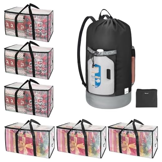 BALEINE 6-Pack Moving Bags Set