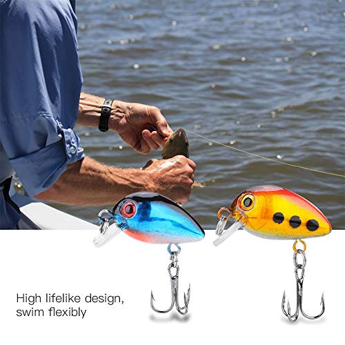 image for Keenso Fishing Lures Kit, 10pcs Saltwater Fishing Baits Artificial Sof