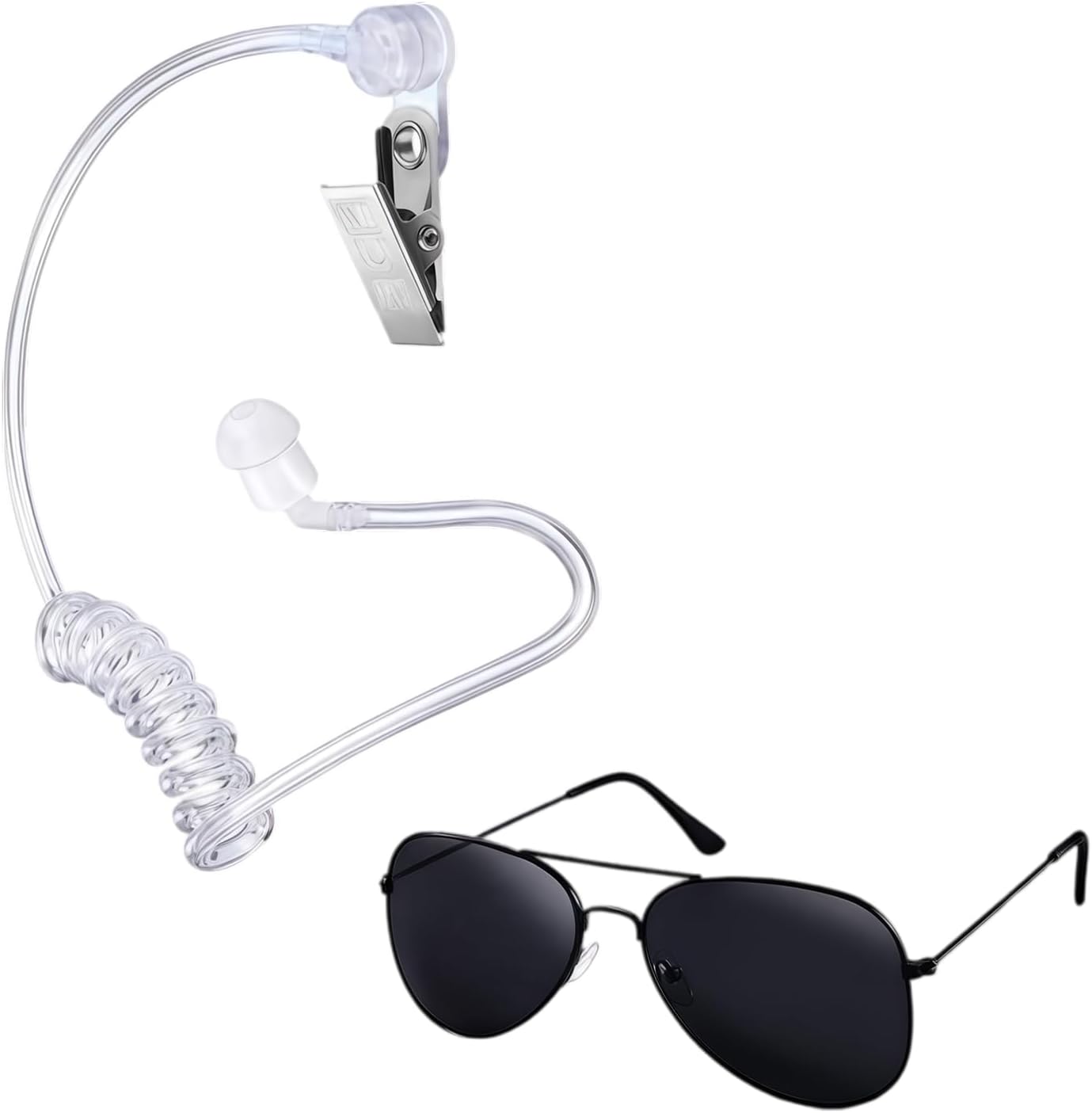 Spy Earpiece & Sunglasses Set – Secret Service FBI Costume Accessories