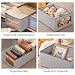 lompyeu Schrank Organizer, 2er Set 40*30*20 cm Boxen Aufbewahrung Kleiderschrank Organizer Aufbewahrungskorb Aufbewahrungsbox