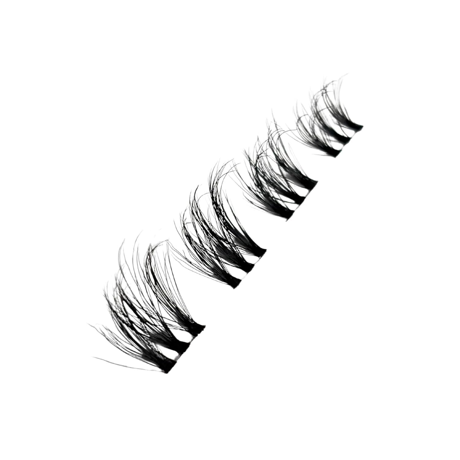 PRO Extend Lash System | 48 Lash Clusters in 4 lenghts: 10mm 12mm 14mm 16mm | Flat-Band All-Day Comfort | DIY Lash Extensions (W2 | WISPY Bundle)
