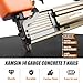 KAMSIN ST18 14 Gauge Concrete T Nails, 3/4'' (18MM) Length Collated Concrete T Nails, Galvanzied, 800 PCS/BOX, Fasteners for Pneumatic Concrete T Nailer, Air T Nail Gun