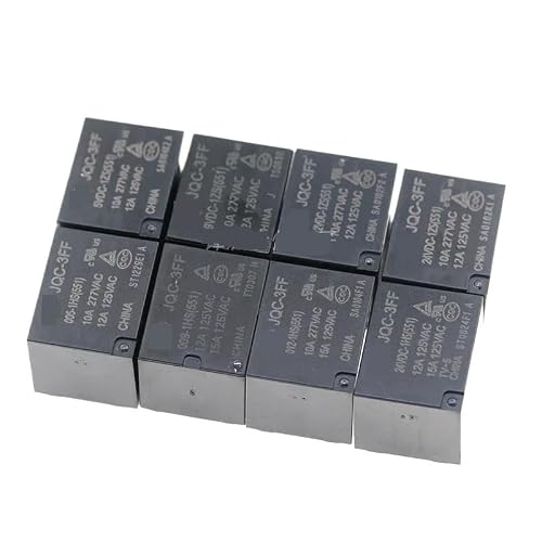25PCS Industrial Electronic Circuit Board DIY Jqc/hf-3ff-5 005 009 12 012 24 024 VDC - 1zs 1hs Relay for Household appliances(JQC-3FF-024-1HS 4PIN)