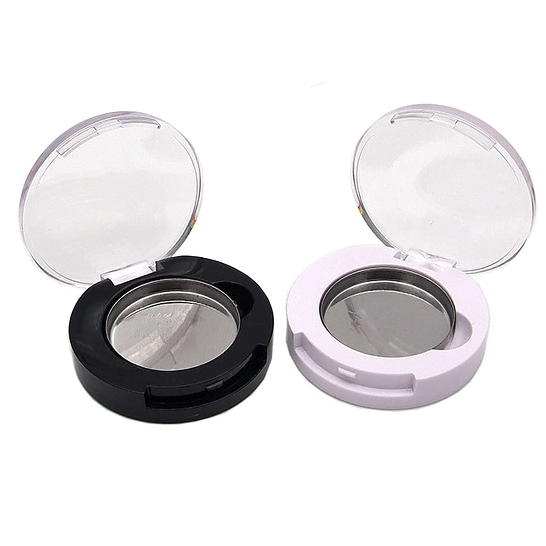 4Pcs Small Round Eyeshadow Box Replacement Empty Box Case