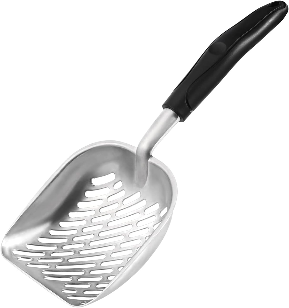 Cat Litter Scoop, Cat Scooper,Aluminum Alloy Sifter,Deep Shovel, Long Handle, Poop Sifting, Durable, Heavy Duty, for Litter Box,Jumbo…