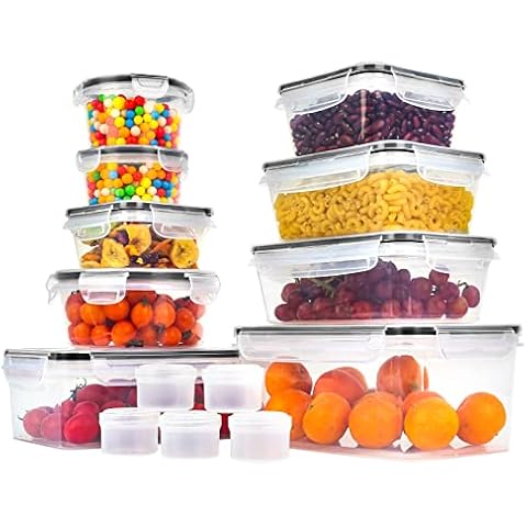 MXTIMWAN 28 Piece Storage Containers Airtight Food Container for Kitchen Microwave Freezer Containers Cover