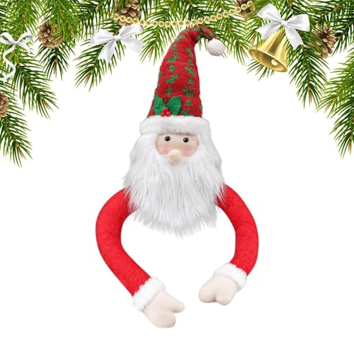 HunicandIU Punte per albero di Natale, Babbo Natale, decorazione multiuso, decorazione natalizia creativa, ornamenti decorativi per la casa,