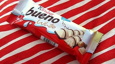 Kinder Bueno WHITE 2 Individually Wrapped Bars, 43g amazinggiftidea-com