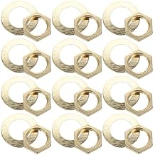 Replacement Clock Washers and Nuts Kit for DIY Quartz Clock Mechanism Repair Assembly with Precision Accessories Set