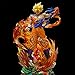 ZH 1/4 Dragon Ball Super Ultra Instinct Son Goku Figura da Azione, Anime Modello Statua, Alta qualità Materiali in PVC Collezione Ornamenti Decorativi Giocattolo Regalo per Natale E Capodanno