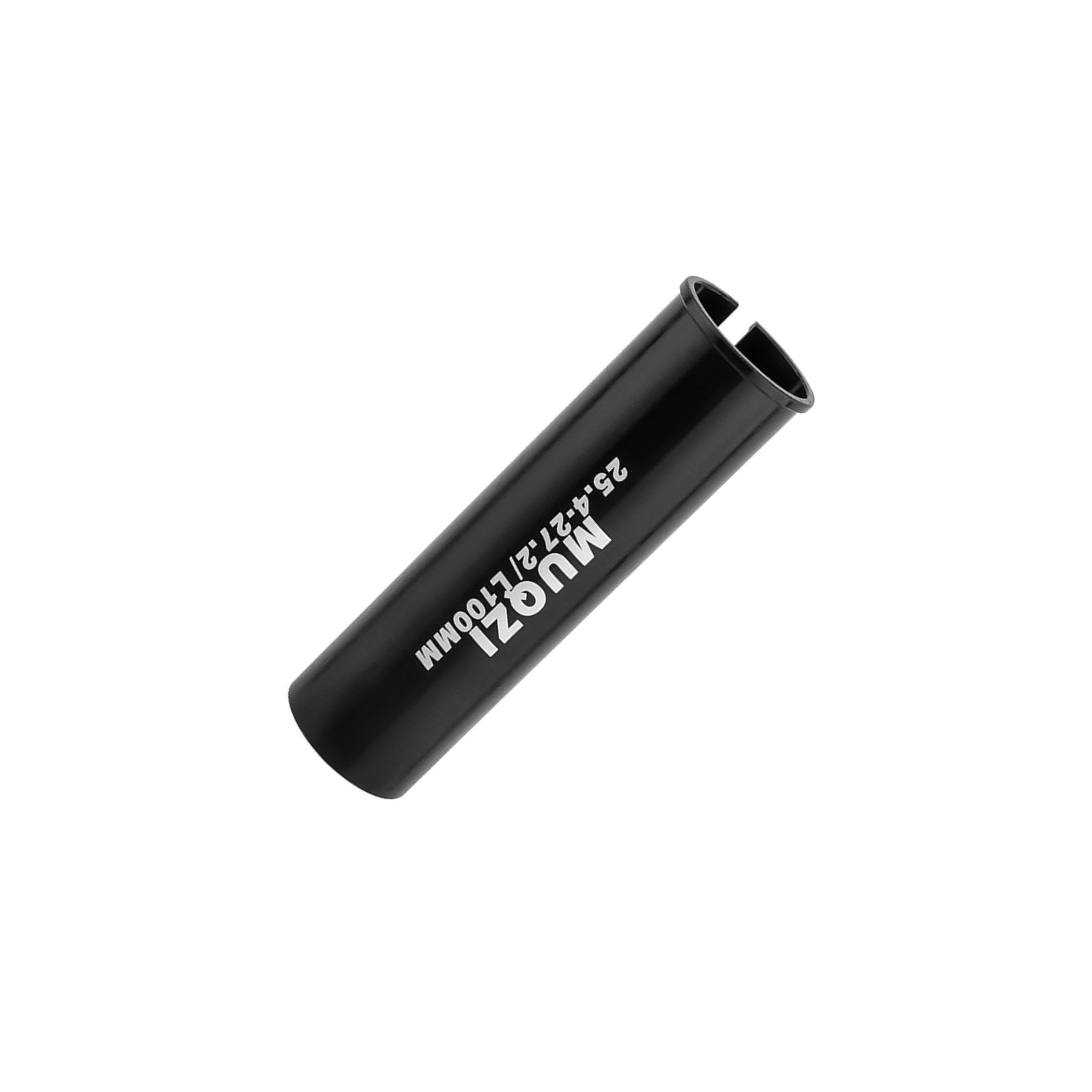 POXZSFX Durable Reducing Sleeve Bicycle Seatpost Adapter Shim Aluminum Alloy Mountain Bike FunctionChange Seat Post Size Easily with Bushing Without Changing, 25.4-27.2mm