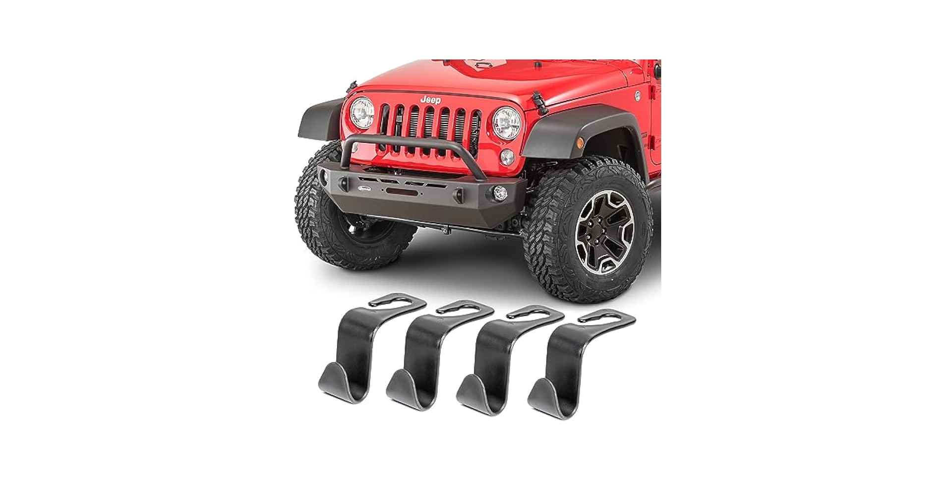 Amazon.com: TACTIK Headrest Hooks - Fits Jeep Wrangler CJ