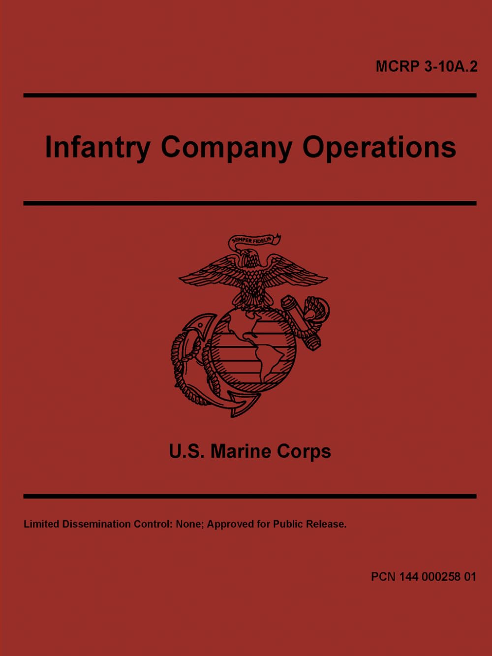 MCRP 3-10A.2 Infantry Company Operations - Jul. 2024: Field Pocket Size