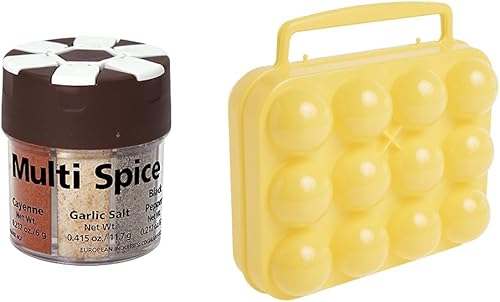 COGHLAN'S 9961 Soporte para múltiples especias, multicolor y huevos, 12 huevos
