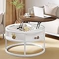 YITAHOME Round Lift Top Coffee Table, Coffee Tables