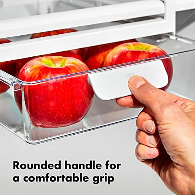 OXO Good Grips Fridge Undershelf Drawer 10 in - for Deli Meat, Cheese, Produce and More