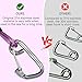 EEBBL Scuba Diving Reef, Scuba Diving Reef Stick, Anti-seawater Corrosion Double Scuba Diving Reef Hooks Scuba Diving, 316 Stainless Steel Reef Cord Hook, Purple