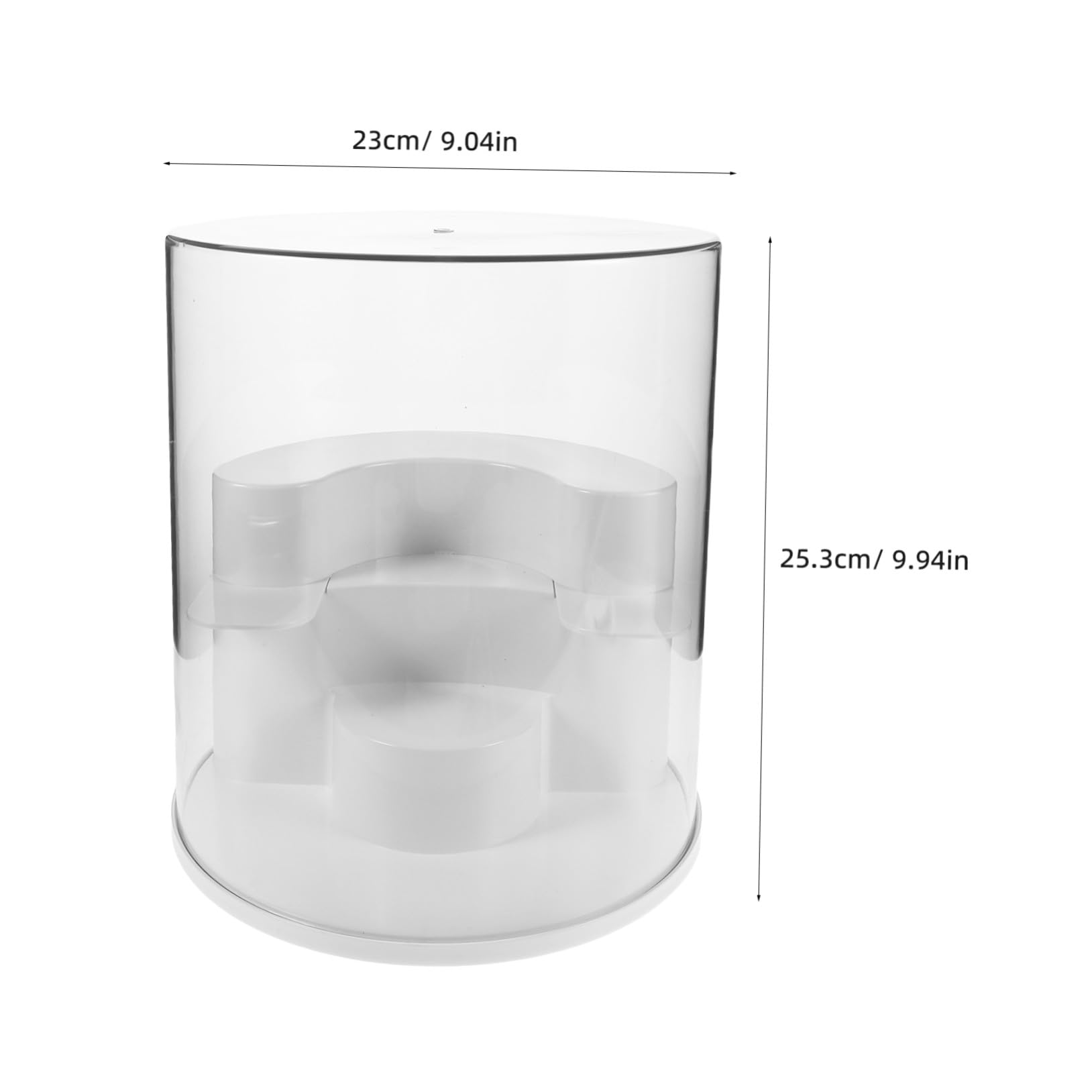 Ciieeo Transparente staubdichte Displayvitrine aus kratzfestem Kunststoff für Sammelfiguren mit modularer Anordnung einfach montierbar als Aufbewahrungsschrank für Miniaturen