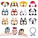Kinder Party Masken, 12PCS Puppy Mask Blu Cosplay Party Masken Cartoon Maske Dog Maske für Kinder Rollenspiele Erwachsene Kinder Party Maskerade Mitgebsel kindergeburtstag Partygeschenke