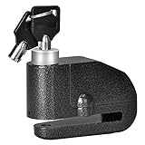 Anti-Diebstahl Motorrad-Disc-Lock:P ortable in der Größe, aber laut in der Stimme. Automatischer Alarm und scharfe Berührung, 110 dB alarmgeräusche ohrenbetäubend und solide unbesiegbar-aussehende Design lassen Diebe Weg von Ihrem Auto. mit dem Maß von 7mm verriegelungsstift, die uns auf 360 Grad setzen kann, und es ist möglich, in jeder Position zu zerlegen