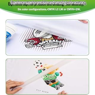 A4 DTF Printer Transfer Printing Machine T-Shirt Direct to Film DTF Transfer Printer Machine with White Ink Mixing System&Roll Feeder