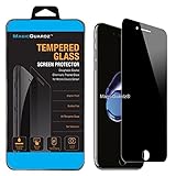 MagicGuardz®, Made for Apple 5.5' iPhone 8 Plus, Privacy Anti-Spy Tempered Glass Screen Protector Shield, Retail Box