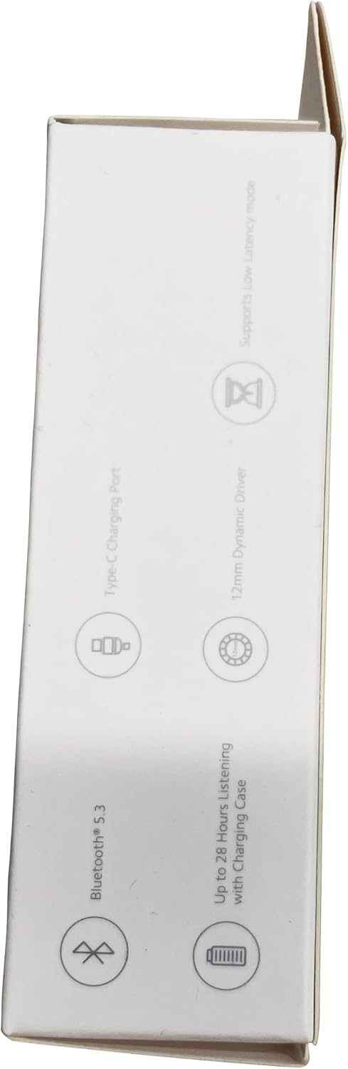 Side view of the product box highlighting the Fast Pair feature