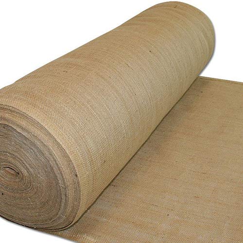 AK TRADING CO. 90-Inch Wide Natural Burlap Fabric - Perfect for Weddings, Events, Home, Crafts, Gardening - 90