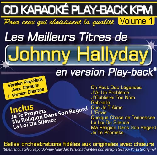 Karaoké Play-Back KPM Vol. Johnny Hallyday