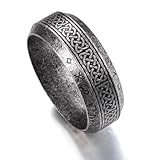 Unique Design: Each ring showcases beautiful Celtic Knot and Norse Rune motifs, representing strength and heritage. Eco-Friendly Materials: Made from high-quality stainless steel, these rings are resistant to tarnish and wear, ensuring longevity and ...