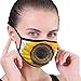 Produktbild Gelb Big Sunflower Pattern Design Half Face Mundmaske Gesichtsmasken Anti-Staub-Gesicht und Nasenschutz Cool Soft Windproof Ski Mund M