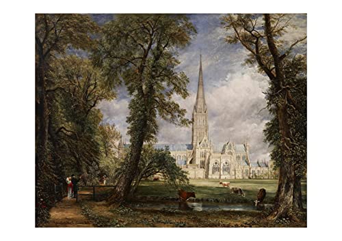 Impression d'art John Constable grand format encadré anti-reflet semi-brillant