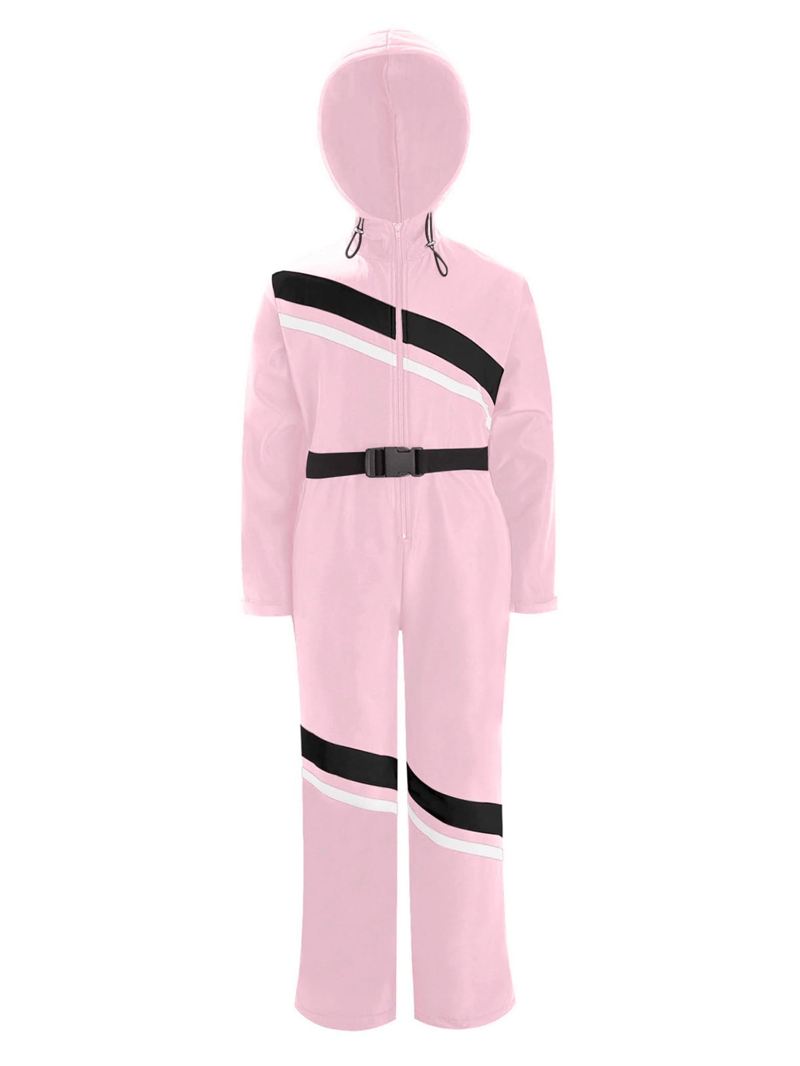 Traje de esquí para niños y niñas, traje de esquí de manga larga con capucha para snowboard deportes al aire libre