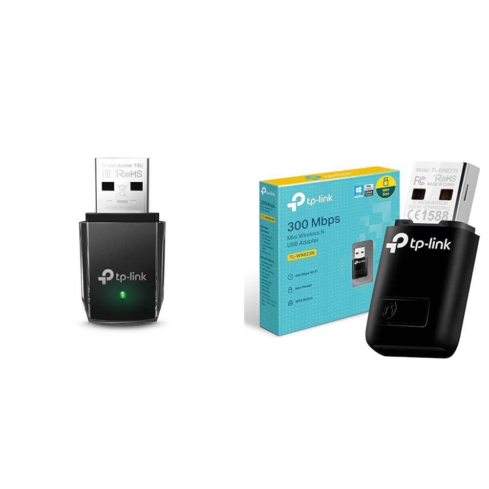 Clé WiFi 6 USB AX1800 Mbps - Pour PC - Bi-bande - Compatible Windows 11/10 - Haut Débit