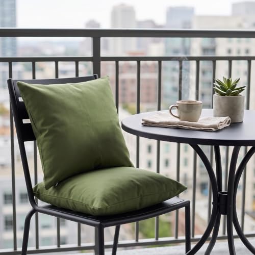 Fundas impermeables para cojines de exterior de 50x50 cm pack de 2 unidades de lona para terraza 8