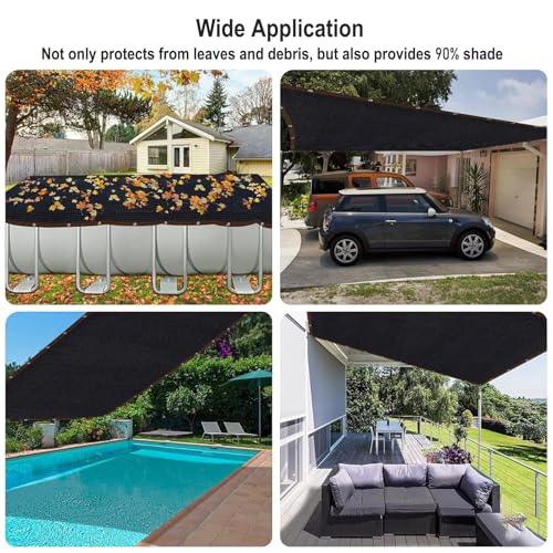 Bâche de protection piscines enterrées résistante aux intempéries et UV - 7