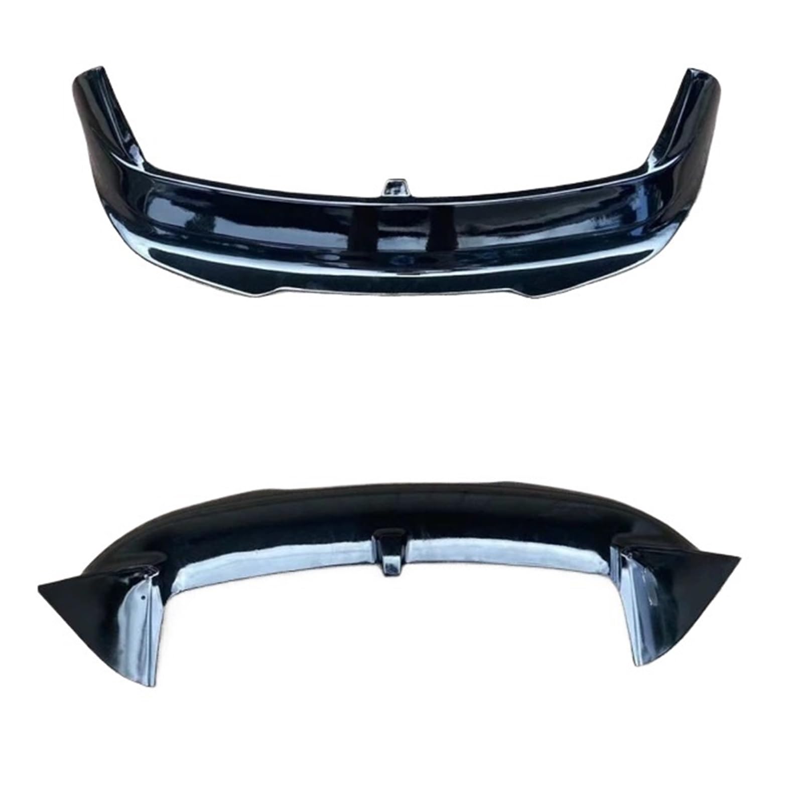 Compatible For VW GOLF 8 MK8 GTI 20-2023 Carbon Fiber Tail Wing Rear Trunk Spoiler Car R Styling(FRP GLOSSY BLACK)