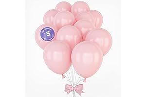 Pastel Pink Party Balloons: 100 Pcs for Unforgettable Events