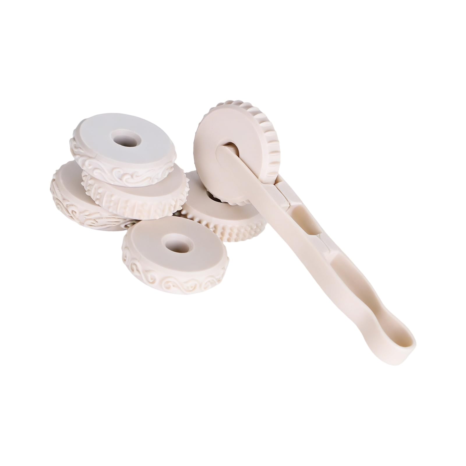 Hrtyvhin Multifunctional Clay Stamps for Craft Enthusiasts Great for Creating Beautiful on Different Types Clay Craft Supplies