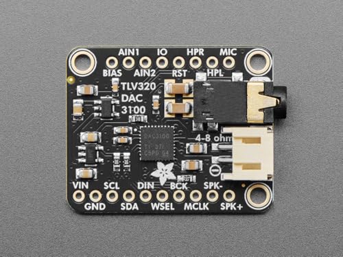 Adafruit TLV320DAC3100, I2S DAC, D/A-Wandler with Kopfhörer- und Lautsprecherausgang, 6309