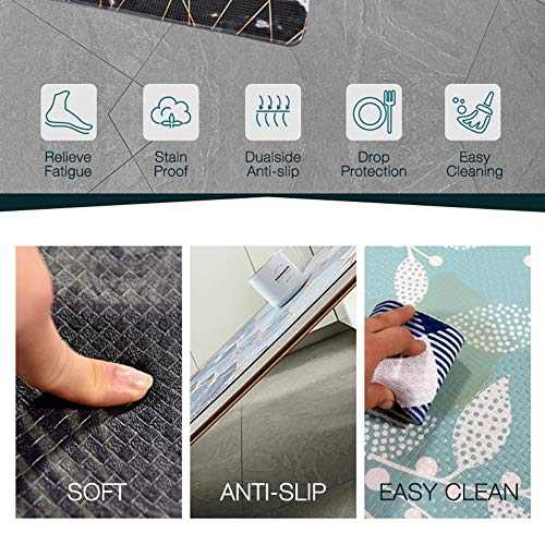 Upnupco Artistic Beautiful Anti Fatigue Kitchen Floor Mat - Unique Floor Mats - Pain Relief Padded Kitchen Mats - Floor Mats For In Front Of Sink - Memory Foam 30" X 17.5" X 10Mm Cushion Spicy #TOP4