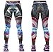 Captain America Suit Up Yoga Pants One Size Fits Most Novelty Leggings