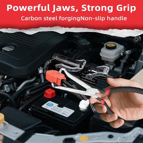 Essential Electrical Disconnect Pliers for Cars - 5 Pieces Set Including Automotive Connector Separator Tool, Fuel Line Petrol Clip, Plug Release Tool and Wire Terminal Removal with Storage Box by Tenshioy - Image 8