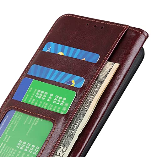 Coque Honor X8b antichoc texture Crazy Horse marron anti-rayures durable