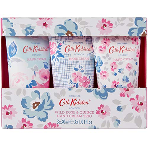 Cath Kidston Wild Rose and Quince Hand Cream, 30 ml, Pack of 3